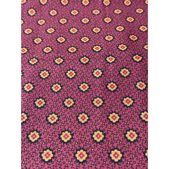 Riley Blake Bountiful Autumn Cotton Fabric 16" x 44" Floral Print Maroon & Gold - Picture 1 of 6